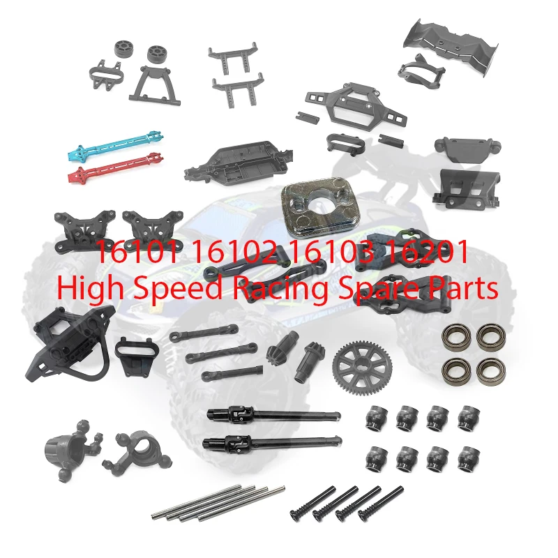 Car Parts Kit Best Place To Buy Rc Parts RLAARLO 1:18 Spare Parts (Blue)