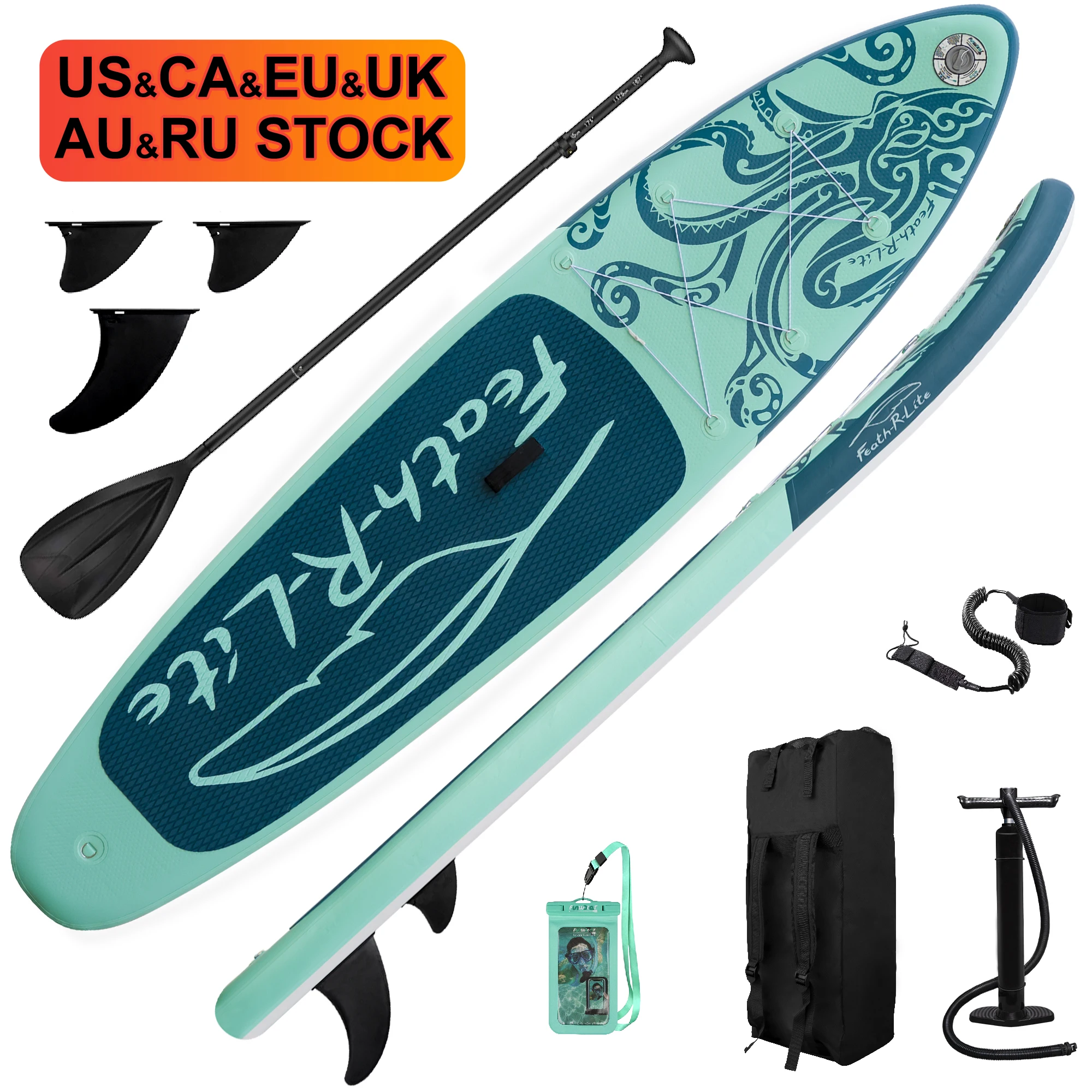 

FUNWATER Dropshipping OEM Sadhu Boards Surfingboard Sup Paddle Carbon Wave Board Paddel Sup Pump Soft Top Surfboard