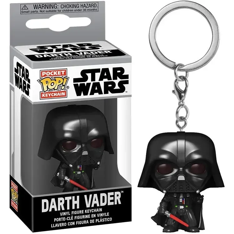 Funko POP Star Wars Darth Vader Keychain Collectible Key Ring PVC Figure Pendant Kids Birthday Gift Accessories view 2