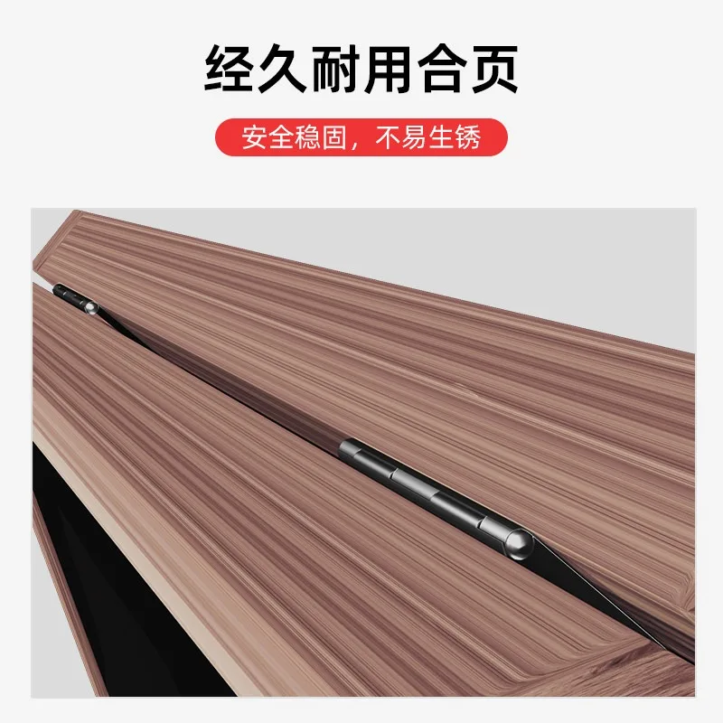 Floor standing handwritten black Panmunjom floor out-of-home advertising display sign restaurant milk tea shop coffee shop menu