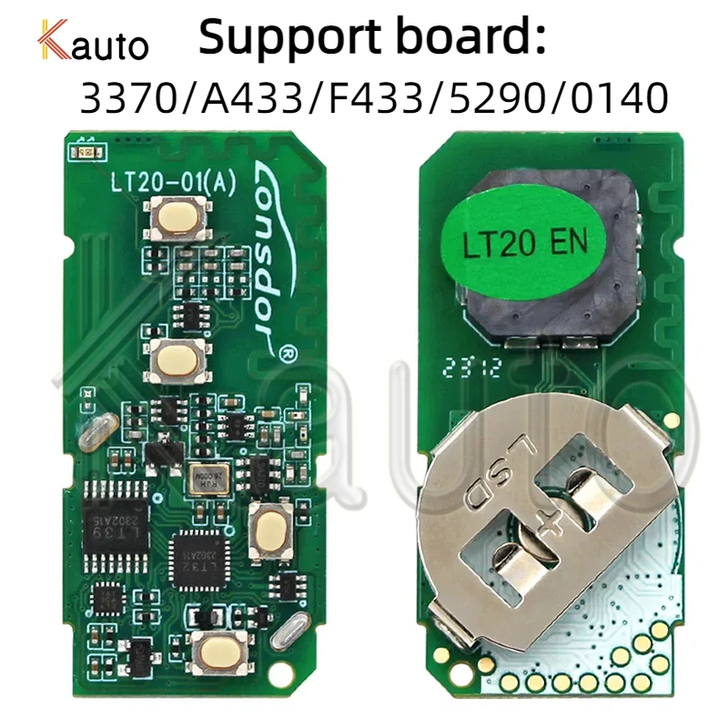 Lonsdor Smart Car Key Universal PCB LT20 8A/4D Chip A433 F433 5290 0020 0440 0410 0140 5801 for Lexus Subaru Toyota Remote Key