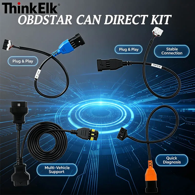 Комплект OBDSTAR CAN DIRECT KIT для TOYOTA-24 и TOYOTA-27/30 для продвинутого программирования ключей, работает с OBDSTAR X300 DP Plus/X300 PRO4