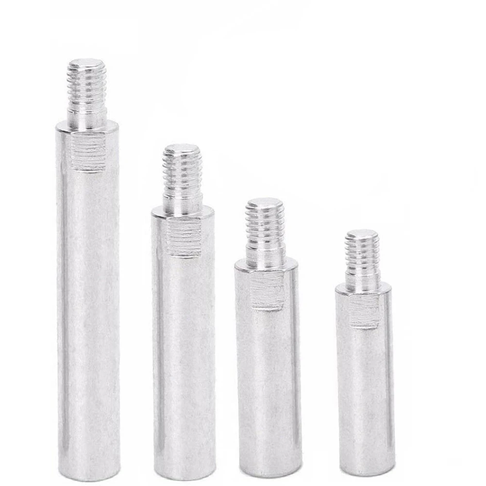 Angle Grinder Extension Connecting Rod-M10 Thread Adapter Extension Rod,Rotary Polisher Extension Shaft (4Pcs/Set)