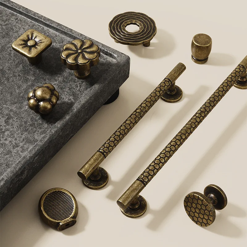 New Chinese Style Vintage Handles for Furniture Hardware Fitting Wardrobes Cabinet Door Handles Drawer Knobs Shoe Cabinets Pulls