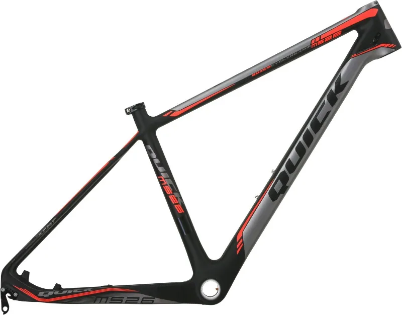 MS26 Ultra Light Carbon MTB Frame 920g Internal Cable Routing Custom Paint