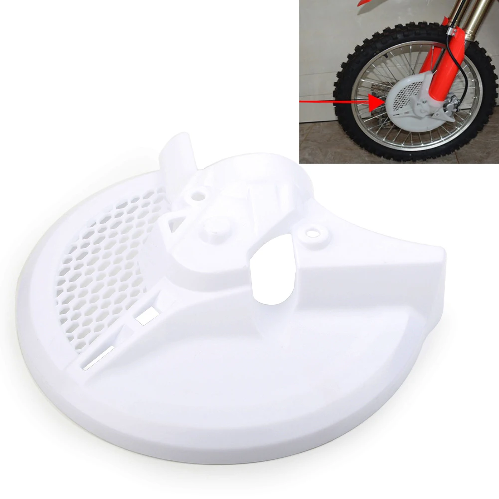 White Front Brake Disc Rotor Guard Cover Protector for Honda CRF 450 240 270MM ATV 240mm 270mm motorcycle