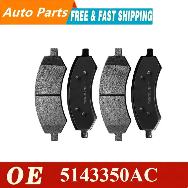 High quality Front Ceramic Brake Pads Fit For Dodge Durango Ram 1500 Dakota Chrysler Aspen Raider 5143350AC car accessories