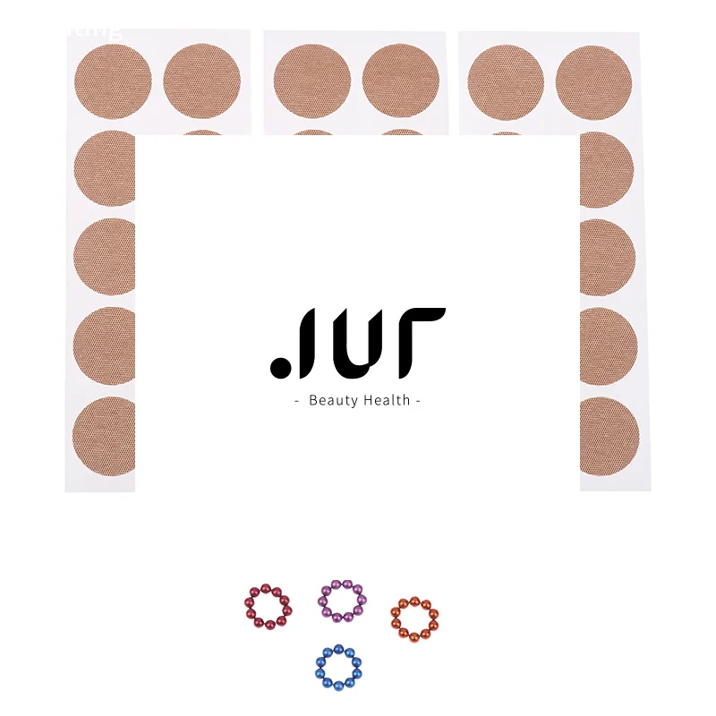 

10pcs/Set 21mm Color Acupuncture Magnetic Patches Massage Muscle Relax Magnet Treatment Stickers