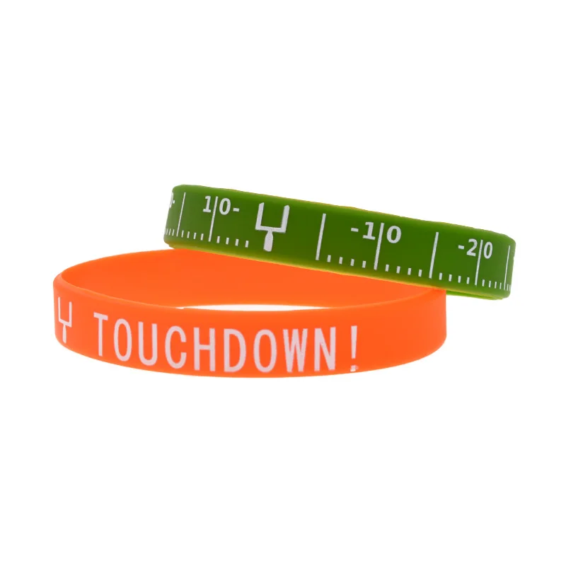 50 Stück Rugby-Armbänder aus Silikon mit aufgedrucktem Logo, Sportliches Design, Gummiarmband, Erwachsenengröße, 5 Farben – Detail 7