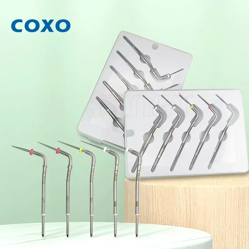 COXO Dental Accessory - Heated Gutta Percha Inserter with Custom Needle Tips F,XF,FM,M Adjustable Temperature for Endodontics