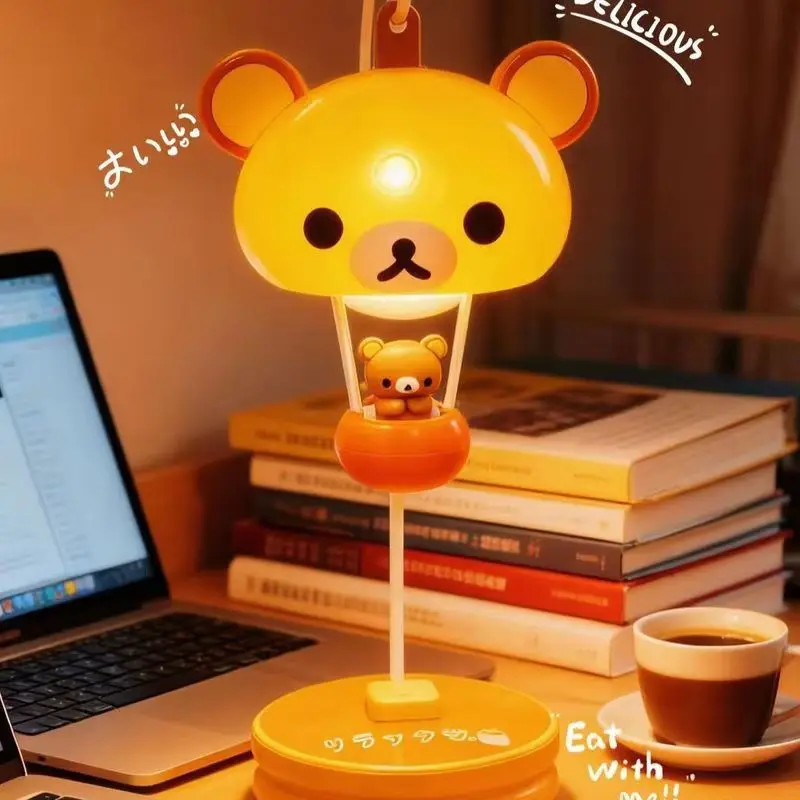 Rilakkuma Ballonlicht Schattig Sanx Bos Decoratieve Ballonlamp Cartoon Nachtlampje Ontspannend Beer Thema Creatief Home Decor