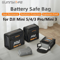 Sunnylife LiPo Battery Safe Bag Fireproof for DJI Mini 5/4/3 Pro/Mini 3 Protective Case Lithium Battery Safe Explosion-proof Bag