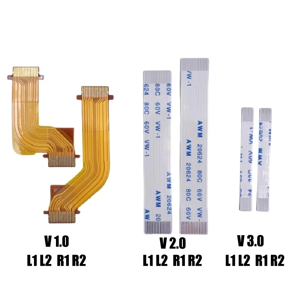 500pair Left Right R1 R2 L1 L2 Motor Connect Ribbon Flex Cable For PS5 V1.0 V2.0 V3.0 Controller