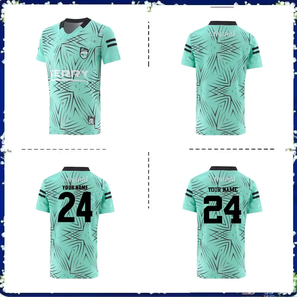 

2024 Kerry GAA Home Training Jersey Shirt Mens Rugby Jersey 2024/25 Kerry Goalkeeper Jersey Size:S-3XL ( Print name and number )