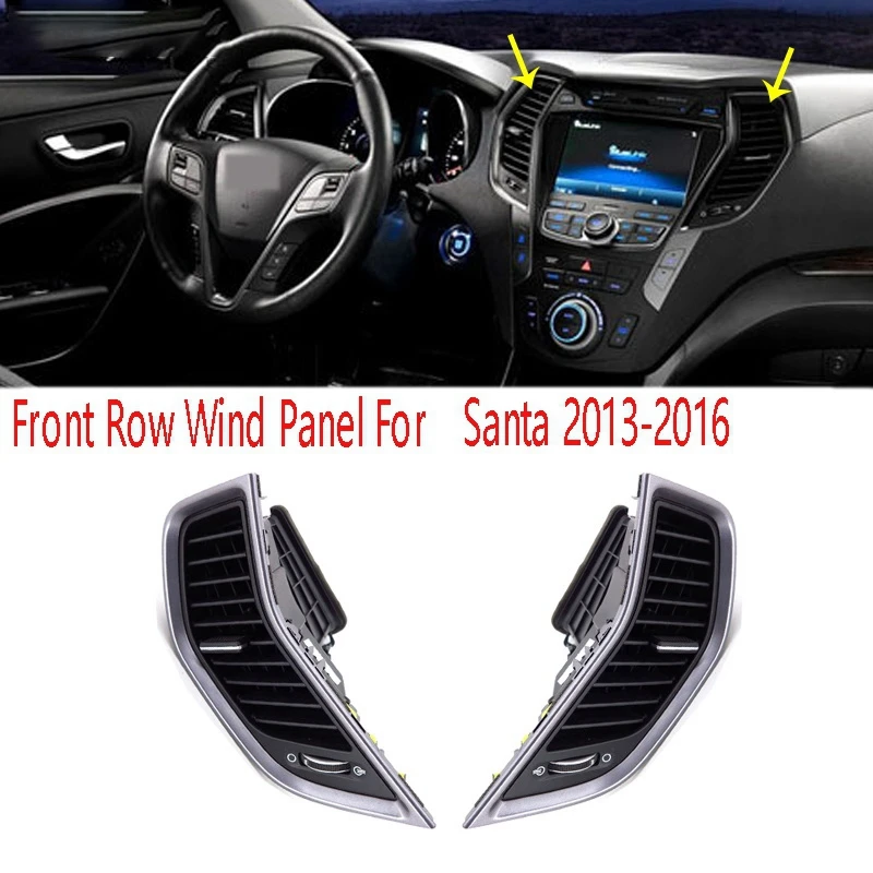 Car Left Drive Front Row Wind Panel Dashboard Air Vent Outlet Panel for Santa 2013-2016 974102W000