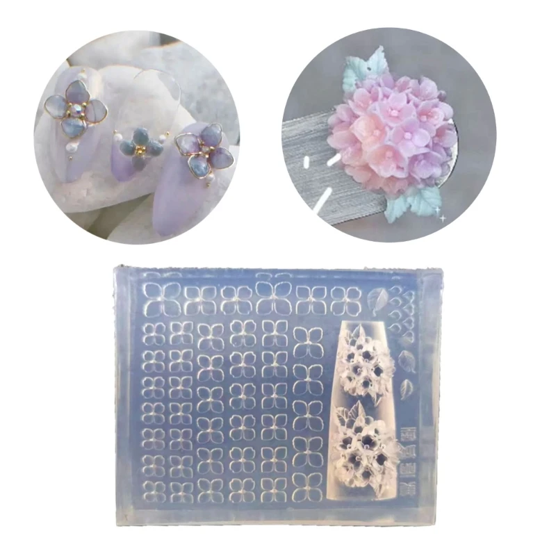 Beautiful Art Silicone Mold Assort Designs Art Tools Carving Mold for Manicure Professional Nailing Accessory