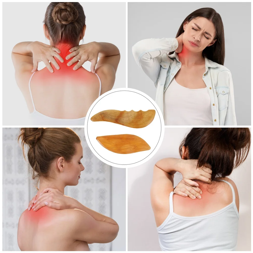 

Набор из 4 скребковых досок, портативный массажный скребок, деревянный массажер для лица и шеи, аксессуар для лимфатического массажера