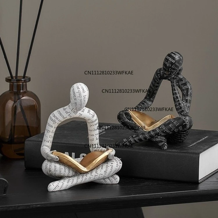 Art couple character small ornament, TV wine cabinet living room home soft decoration, new hot-selling