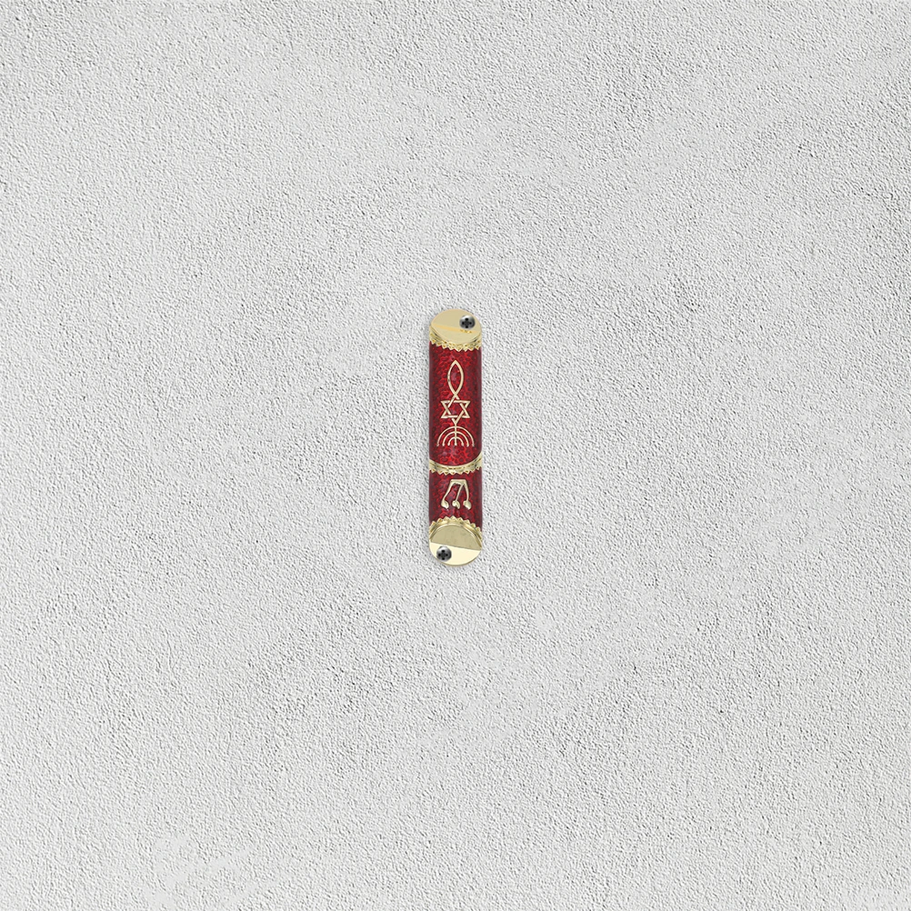 

2 Sets Mezuzah Scroll Home Decor Blessing Door Jewish Symbol Christian Faith Gift Mezuzah With Scroll House Warming