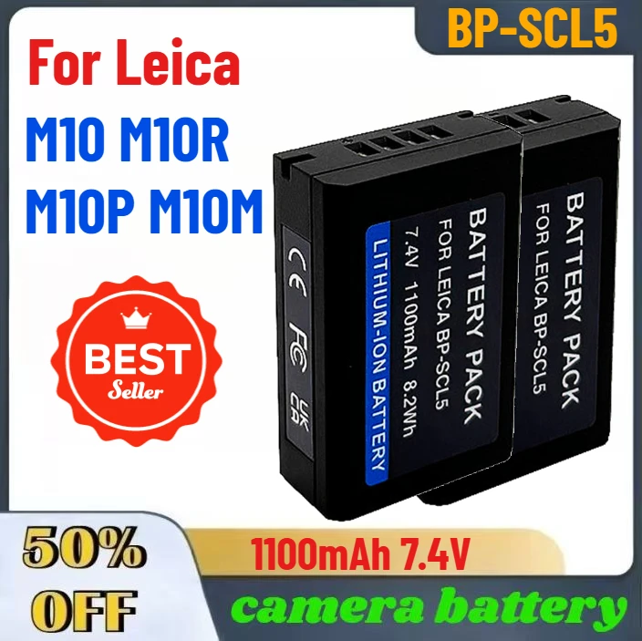 

1100mAh 7.4V BP-SCL5 High-Quality Replacement Battery for Leica M10 M10R M10P M10M Camera BPSCL5 24003 Fast Shipping