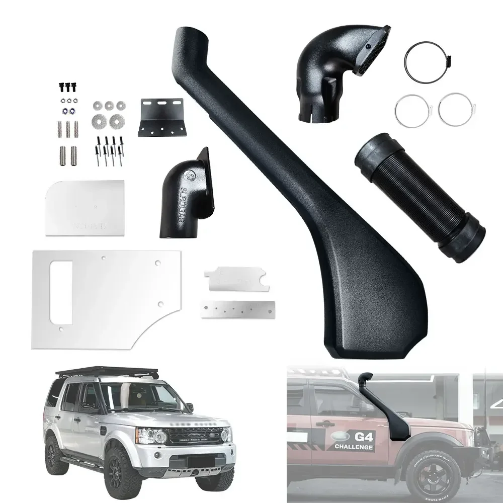 1Set Car ABS Plastic Air Intakes Parts Set Auto Snorkel Kit For Land Rover Discovery 3 4 LR3 2003-2009 LR4 2010-2017