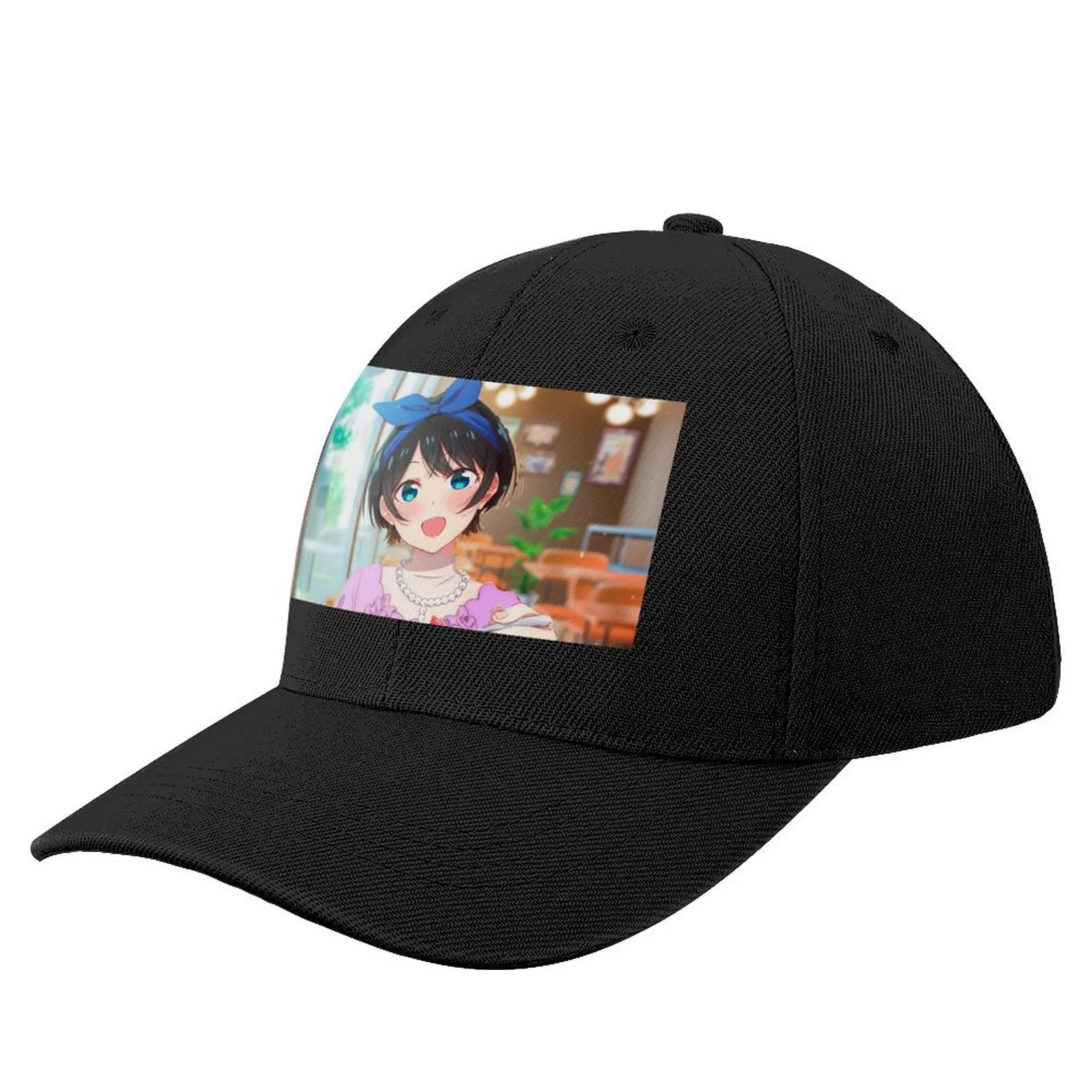 Cute Sarashina Ruka Waifu Hot Kawaii (Kanojo Okarishimasu KO Anime Girl| Cutie) Baseball Cap Ball Cap New Hat Men's Hats Women's