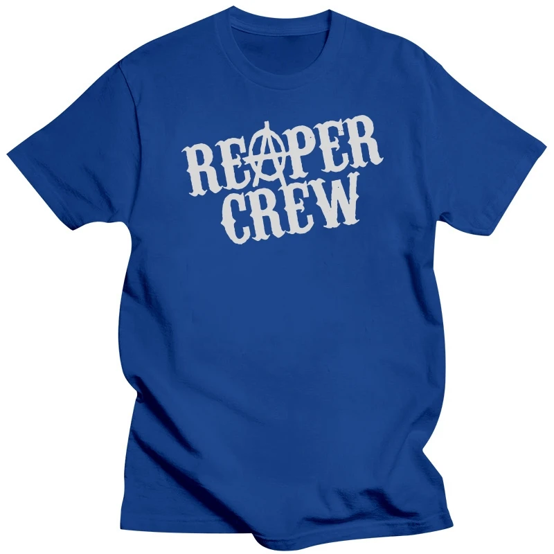 Men T Shirt Reaper Crew T-Shirt White on Black tshirts Women T-Shirt