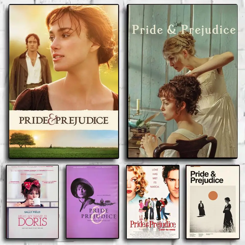 Movie P-Pride and Prejudice Poster Modern  Wall Art Aesthetic Minimalist Bedroom Decor Cafe Home Gift
