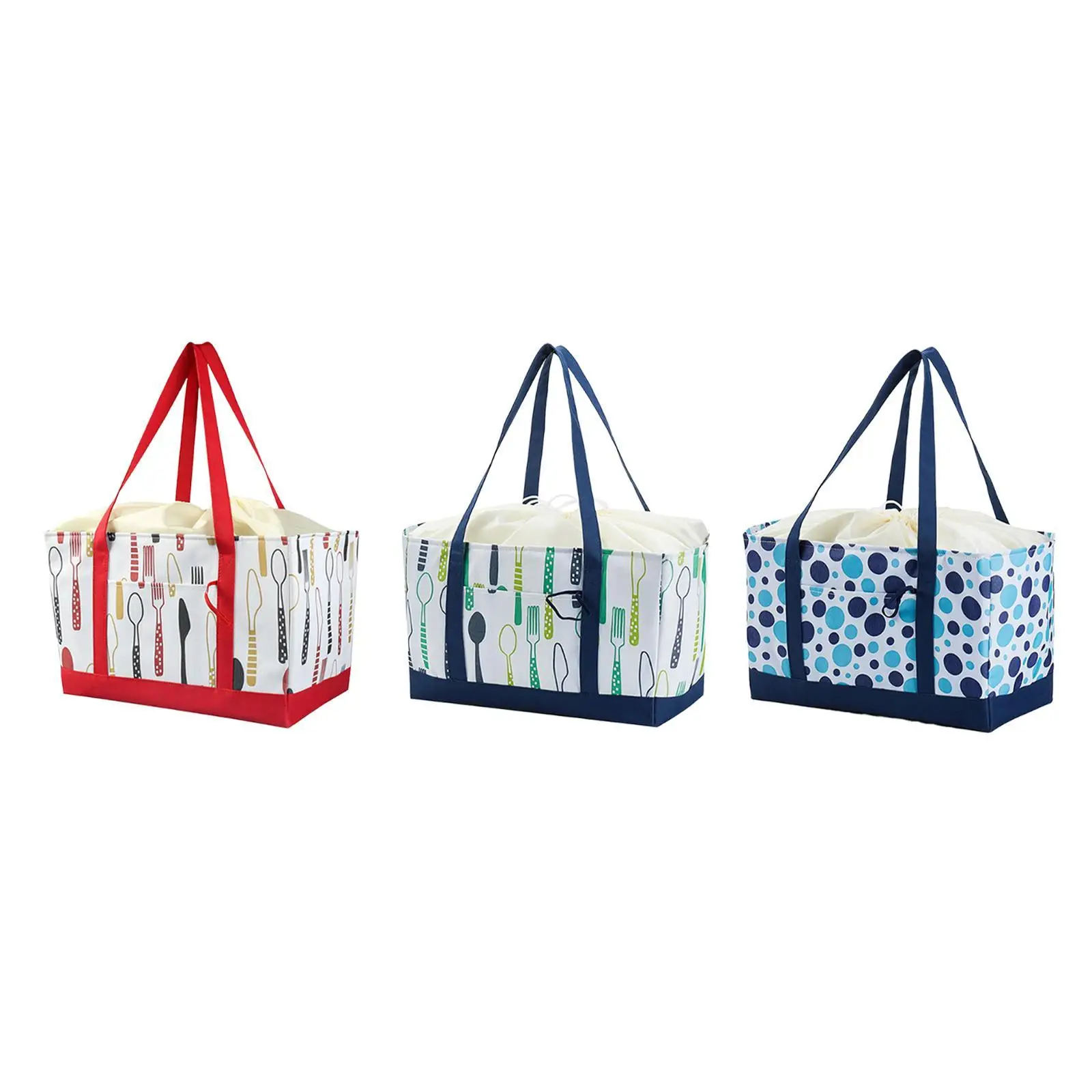

Insulated Food Delivery Bag Cooler Bag for Daily Life Takeout BBQ Trekking