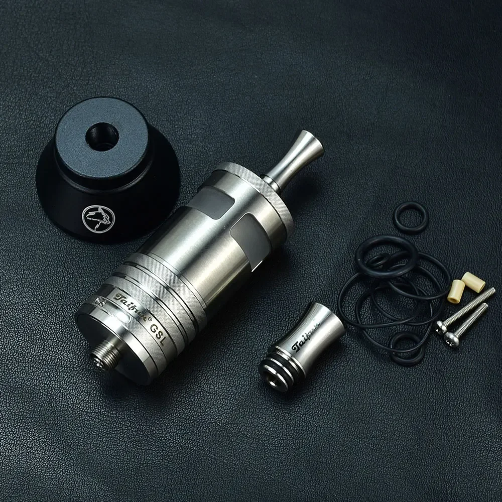 

WOLF COOLVAPE Taifun gsl RTA 316ss 23 мм Vape 2,5 мл распылитель taifun gtr rta 510 с капельным наконечником против YFTK Flash e-Vapor V4.5S+ Style RTA