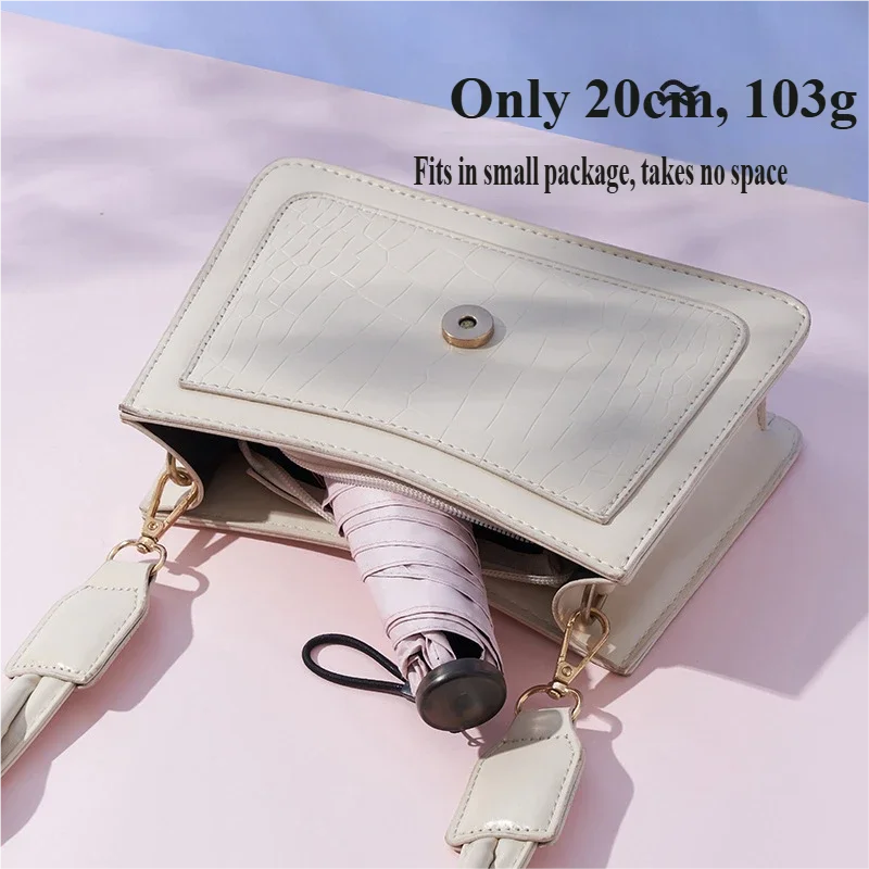 깃털 우산 초경량 블랙 고무 자외선 차단 햇빛 가리개 - Travel Umbrella Compact 리뷰 및 가격