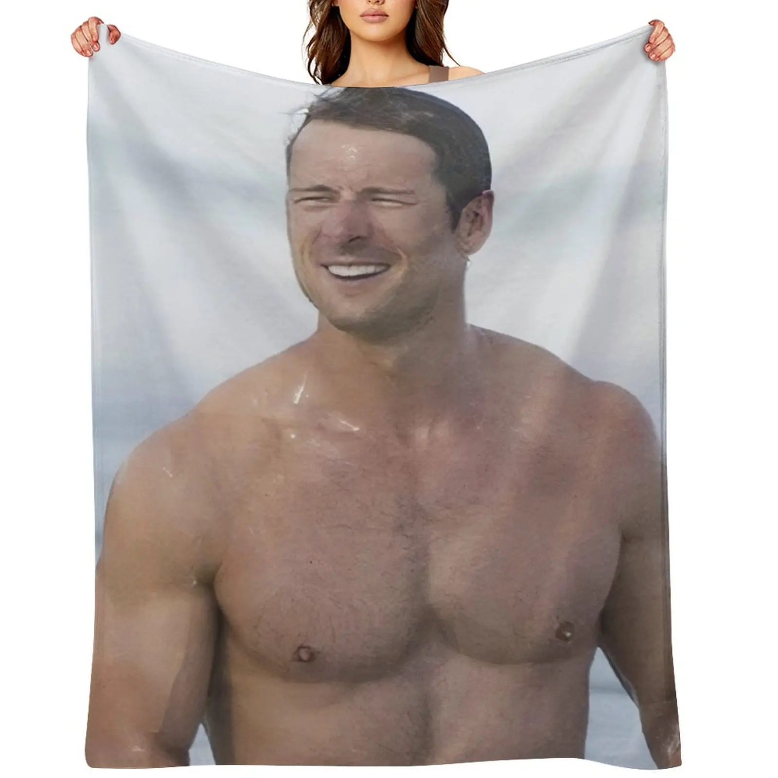 

Glen Powell Throw Blanket Travel Large Beautifuls Decorative Sofas Blankets