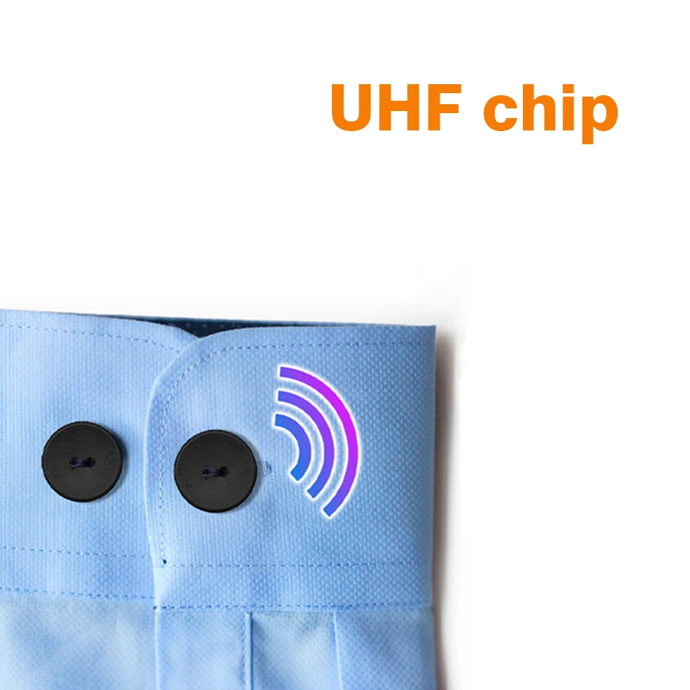 1pc Dimensioni alternative Moneta rotonda Super dura Resistente all'usura Identificazione RFID ad alta frequenza Etichetta butonica elettronica lavabile