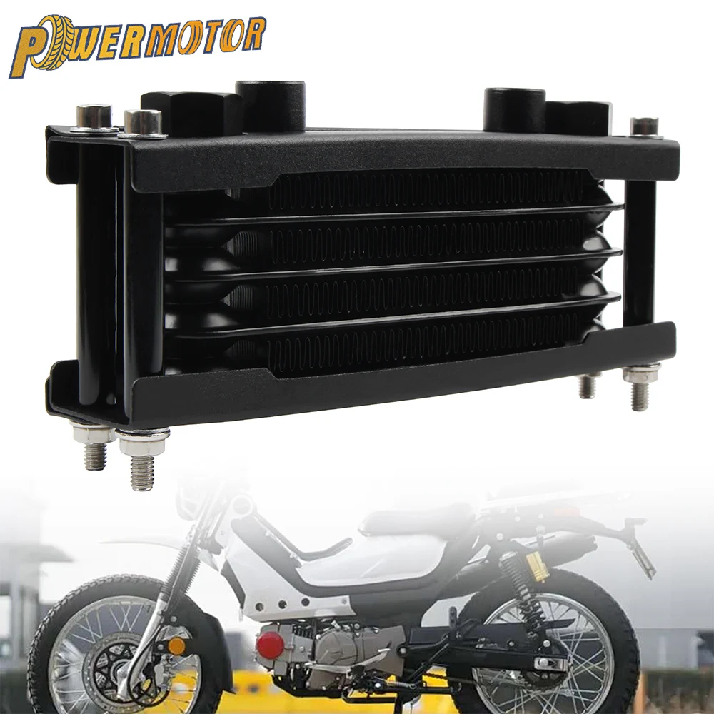 Motorcycle Universal Engines Oil Radiator Cooler Kit for Honda Dax 50 70 90 110 140cc Pit Dirt Bike Motorbike Modified Parts