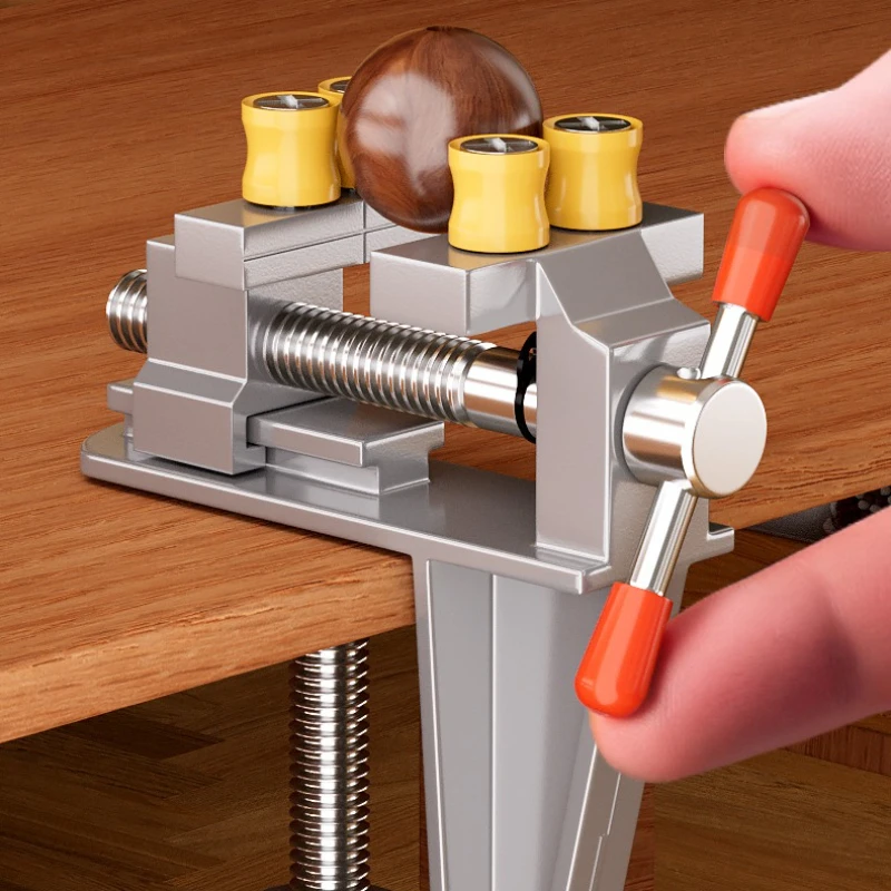 

Mini Duty Table Vise Clamping Holder Aluminium Alloy Universal Vise Desktop Vise Repair Woodwork Jewelry Making Hand Tool