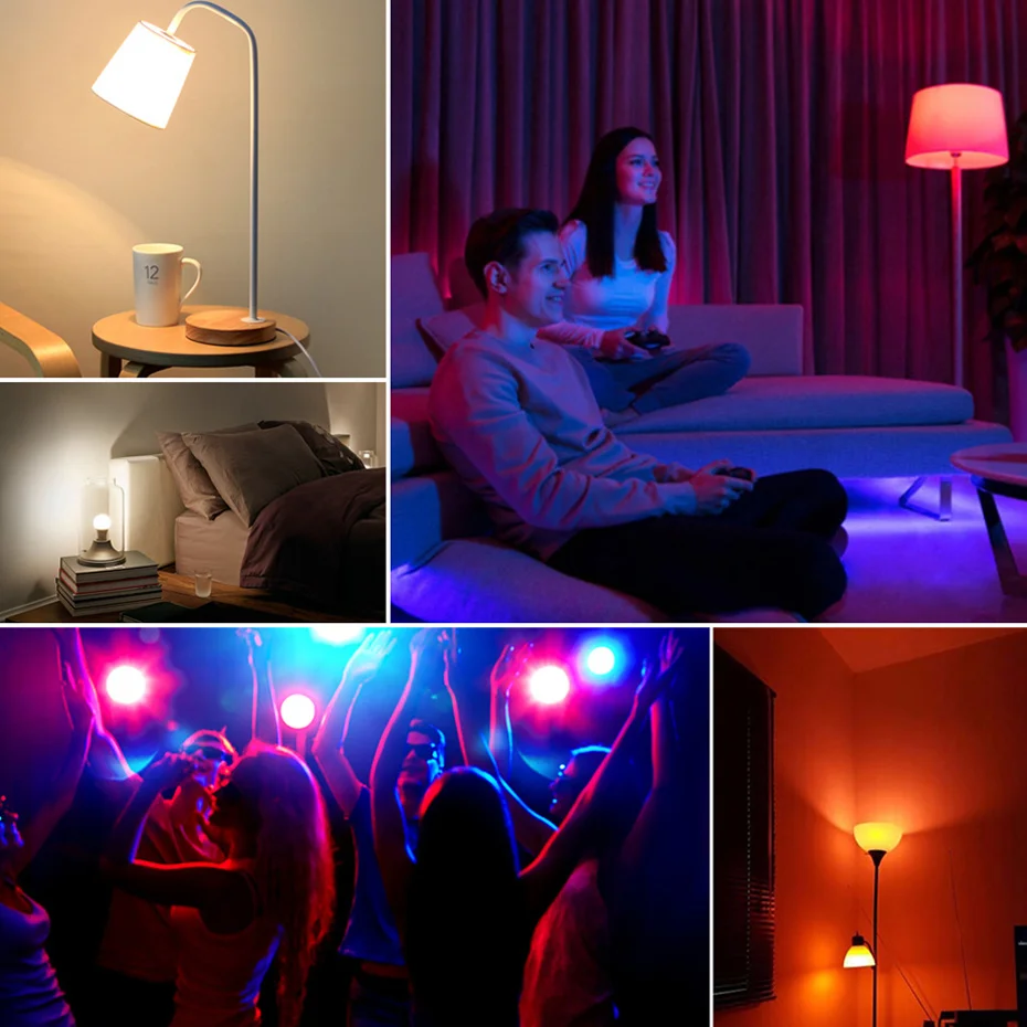 GU 10 Smart Led Bulb 8W Magic Lamp RGB RGBW RGBWW Spotlight 110V 220V Memory Function IR Remote Controller Indoor Decoration