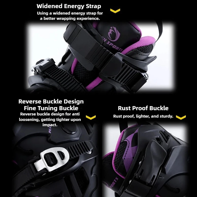 أحذية تزلج مضمنة للبالغين، شفرات دوارة احترافية للرجال والنساء المبتدئين، أحذية تزلج حرة بصف واحد للتدريب الجامعي في الهواء الطلق