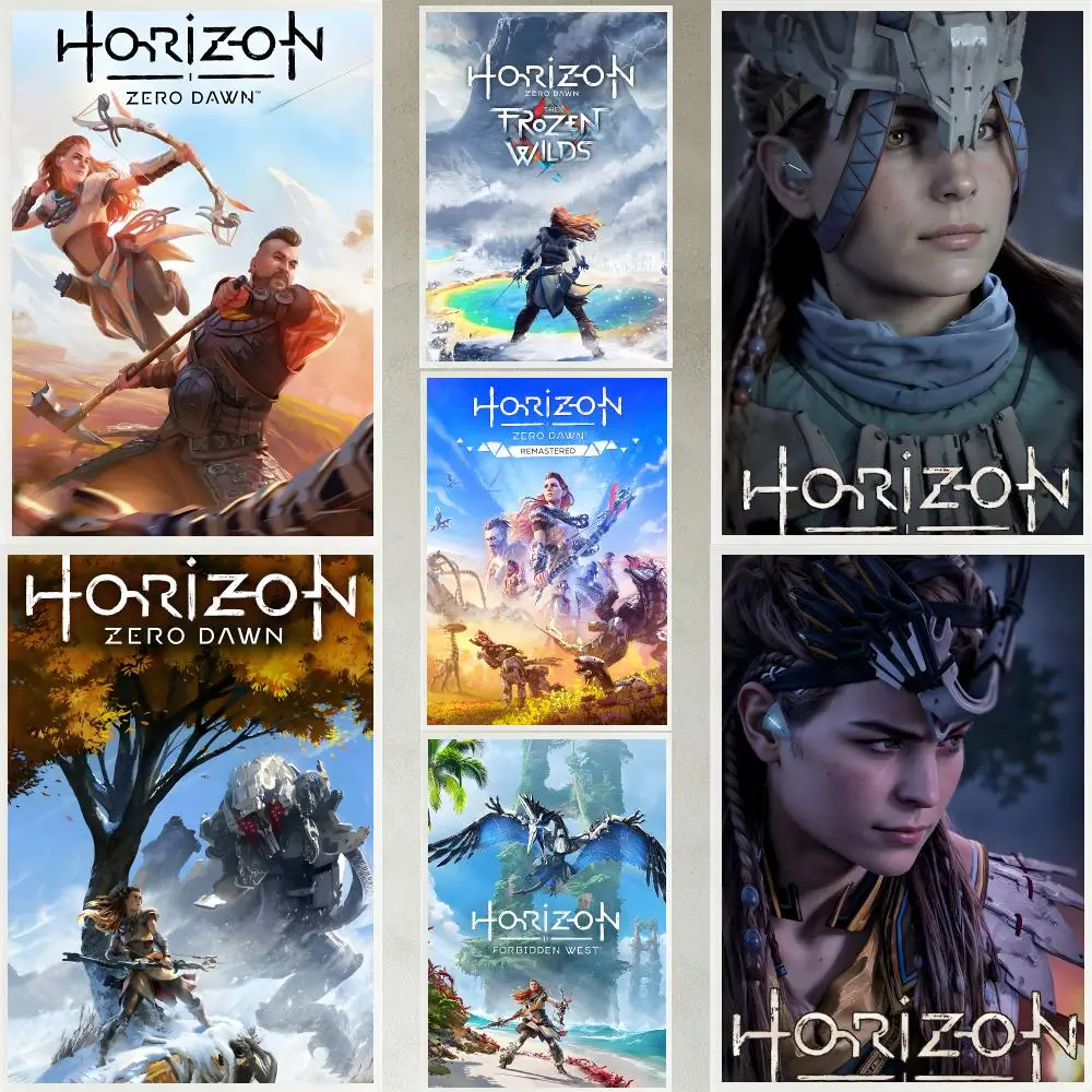 movie Horizon Poster Poster HD Waterproof Self-adhesive Art Print Wall Decor for Bedroom Living Room Gift
