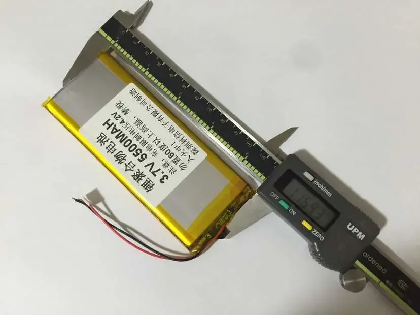 완전 용량 폴리머 리튬 전원 7047117, 5500MAH 태블릿 모바일 전원 라인, 3.7V, 신제품