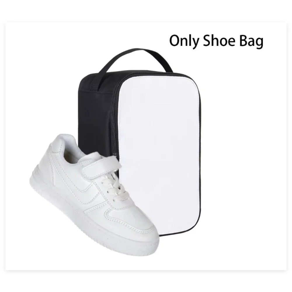 

Multifunctional Sublimation Blank Shoe Storage Bag with Detachable Front Panel for Business Travel Heat Transfer Print