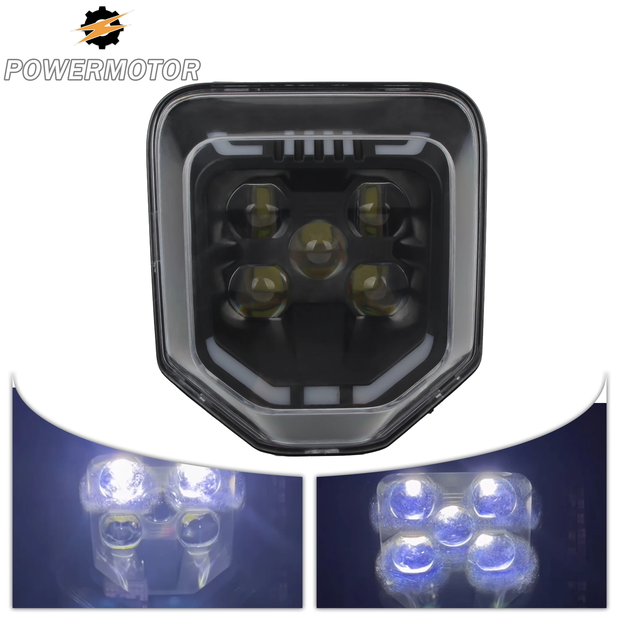 

DirtBike Motorcycle LED Headlight Wick For Husqvarna TE FC FE TC 125 300i 250 300 450 701 Enduro Motocross Supermoto Accessories