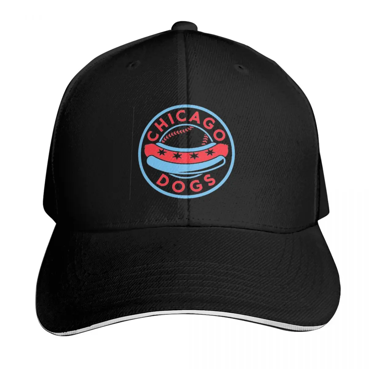 The Chicago Dogs Baseball Cap Lightweight Packable Gift for Him Her Casual Daily Wear