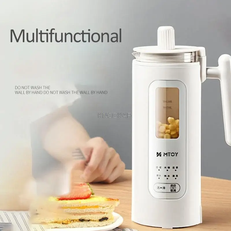 Máquina Sojamelk de 220V, fabricante de Sap, Mini Elektrische Verwarming Soja-melk Roer Rijst Plakken, filtro-gratis 350 Ml