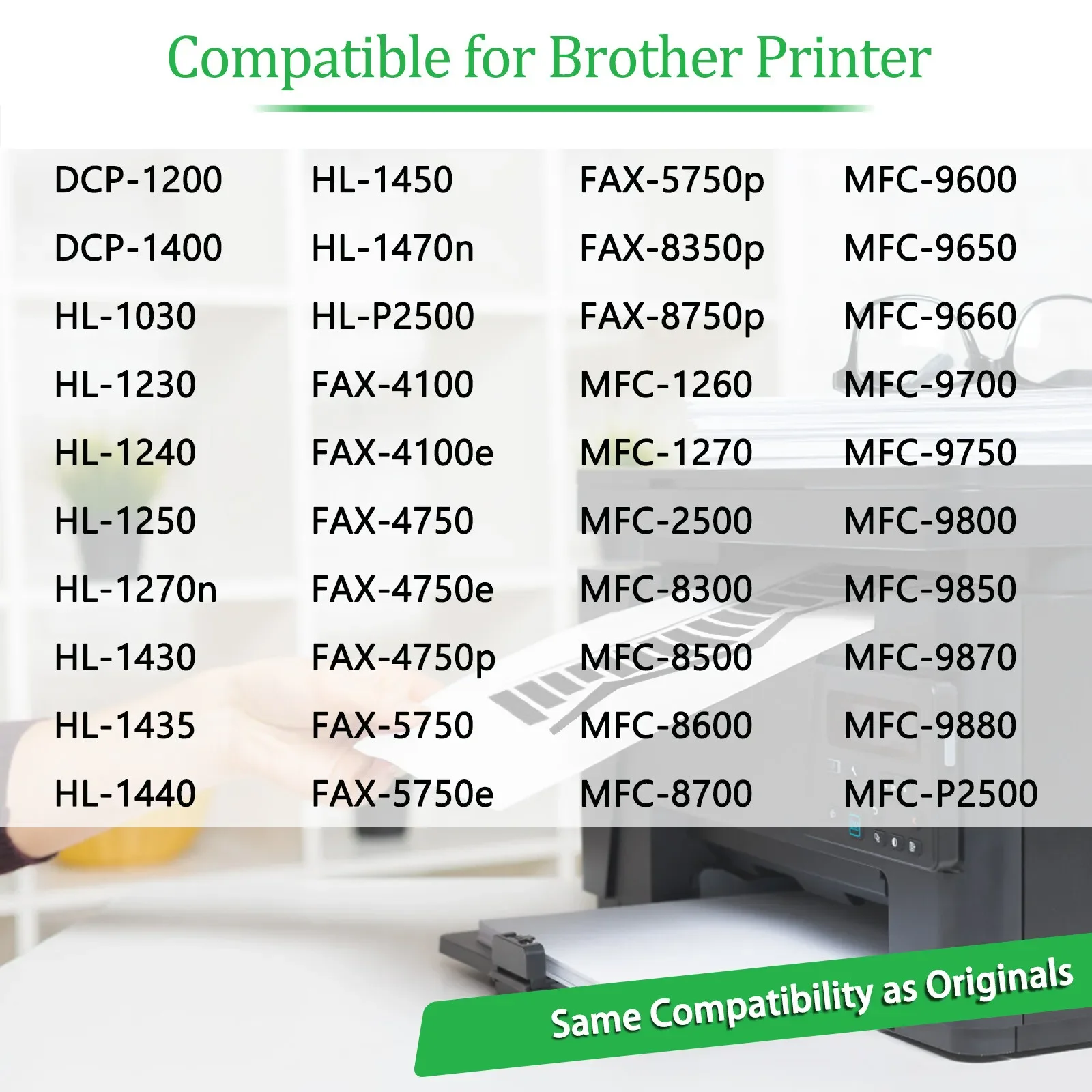 TN430 TN-430 TN460 TN-460 Toner Cartridge Fits for Brother MFC HL-1440 DCP-1200