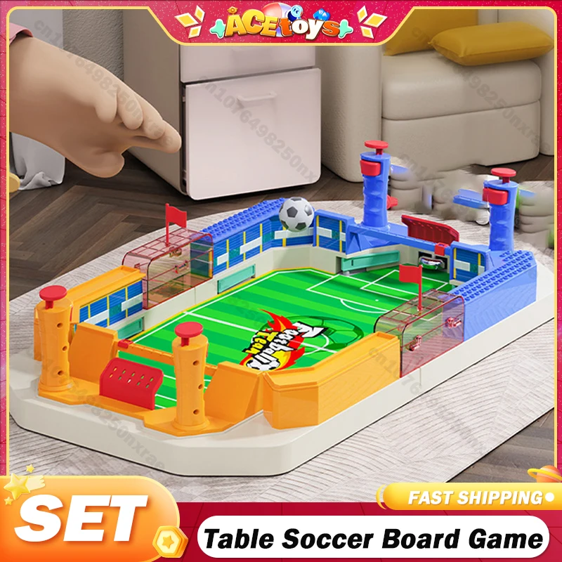 

Explosive Table Soccer Board Game Children's Toy Billiards Double Stage Parent-Child Interactive Educational Party Birthday Gift