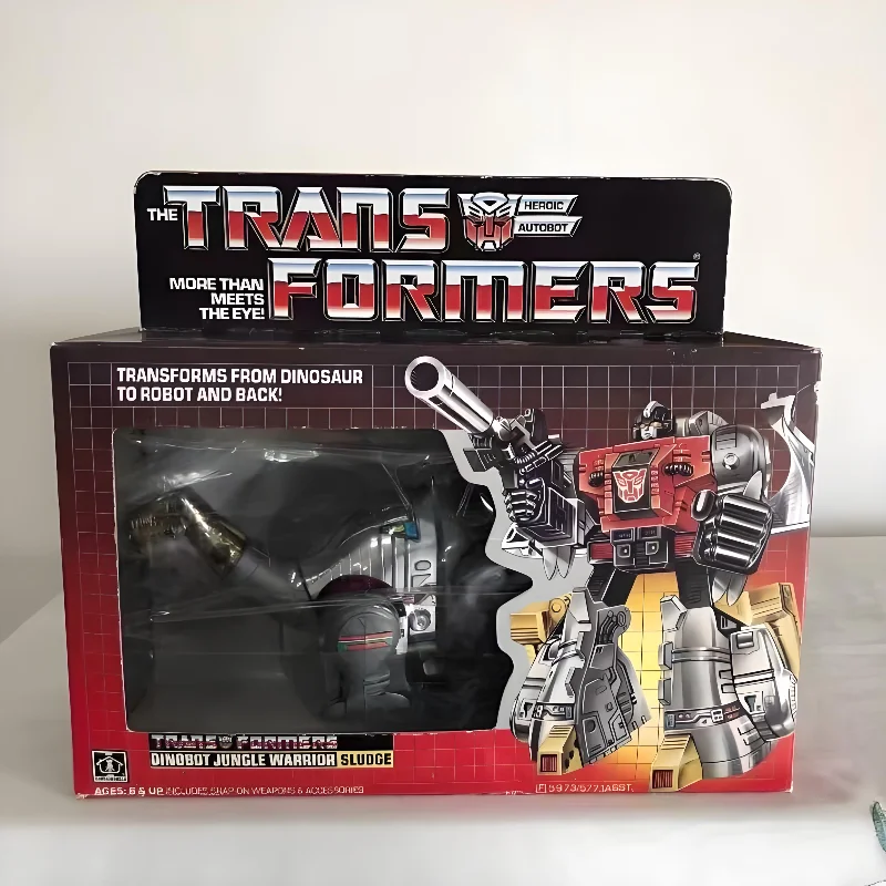 Auf Lager Transformator Original G1-Sludge Ko Film Cartoon Action Figure Anime Beweglichen Roboter Modell Studio Dinosaurier Kind Spielzeug Geschenke