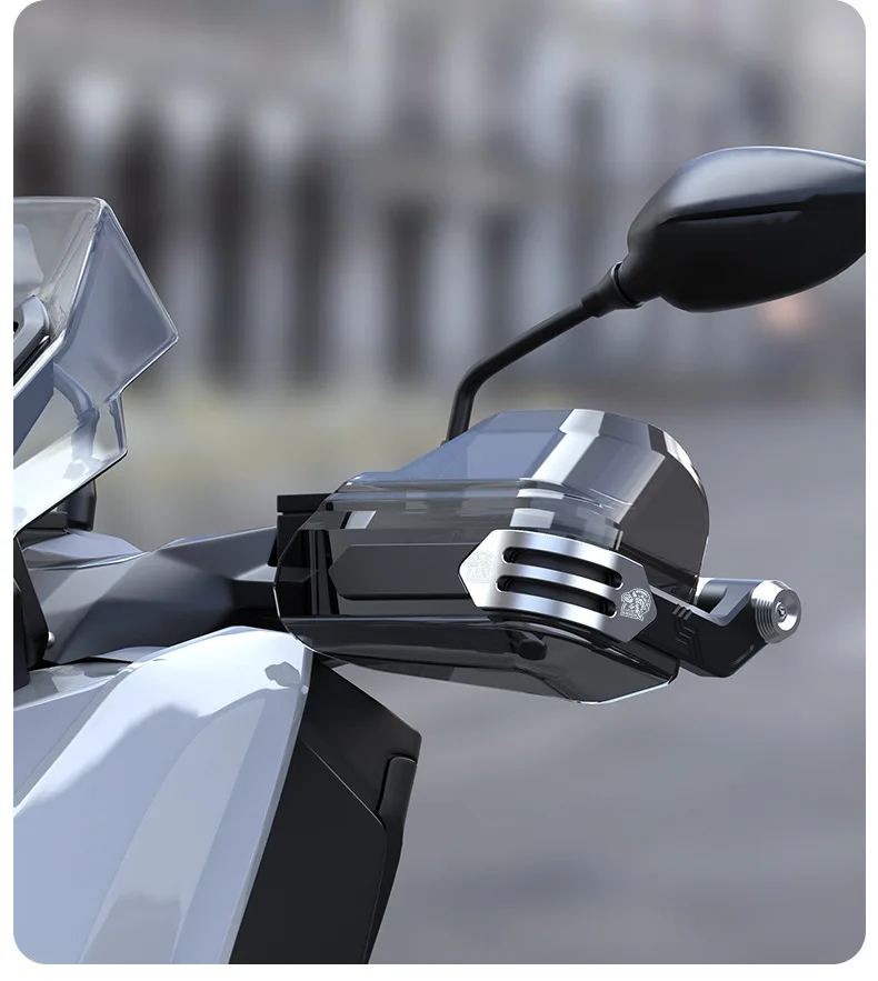 Off-road motorcycle modified parts handlebar hand guard against falling hand guard brake pull rod windshield horn handle protect