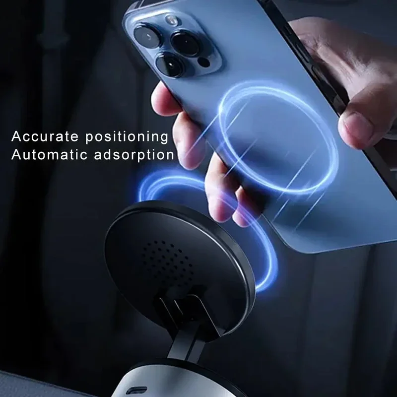 X10 New vacuum phone holder Suction Cup Folding Car Phone Stand Navigation Stand Suitable for iPhone 12/13/14/15 Series Models