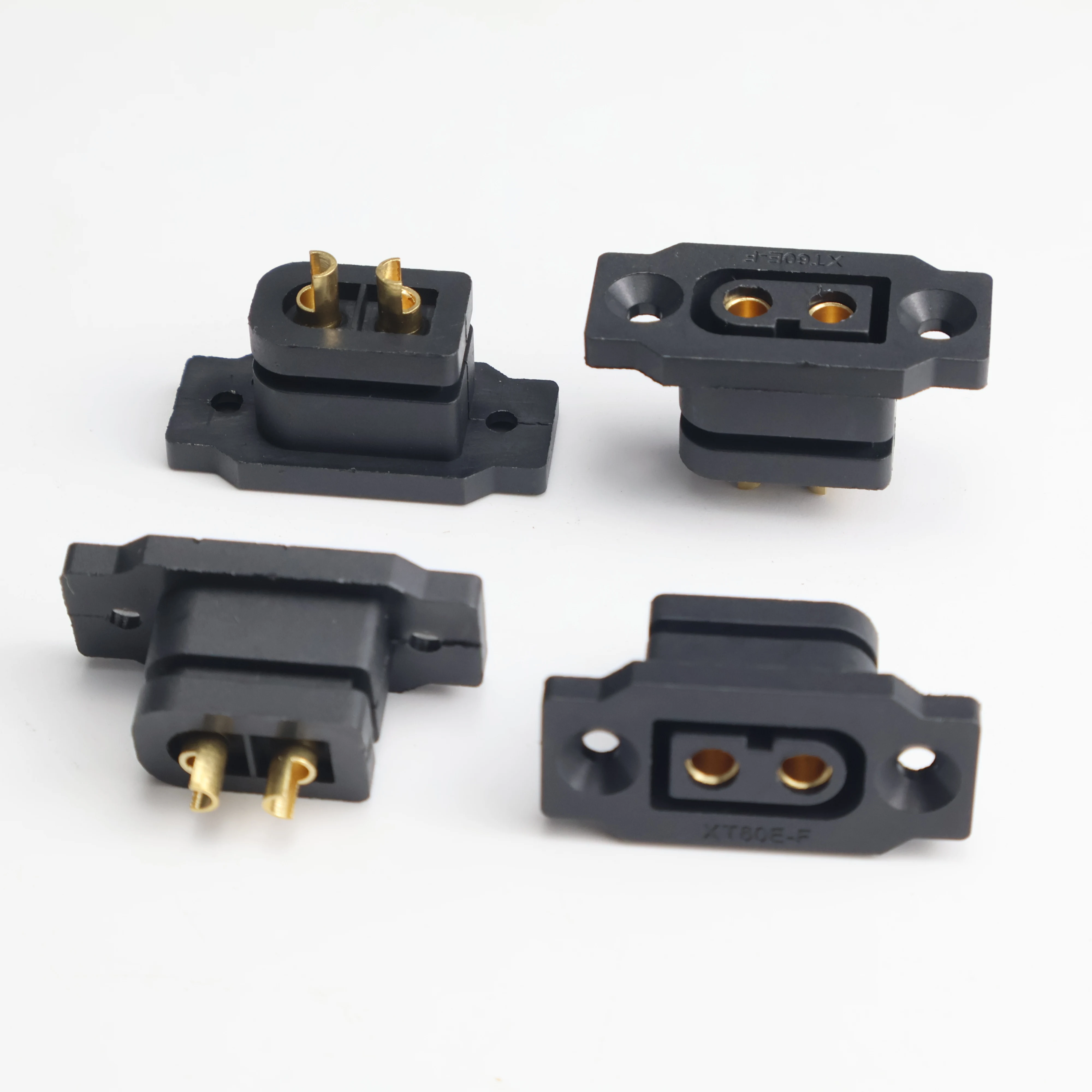 6/12PCS XT60E-F Weibliche Stecker Stecker XT60 Buchse Stecker Panel Mount Feste Mit Schrauben Für RC FPV lipo Batterie RC Quadcopter