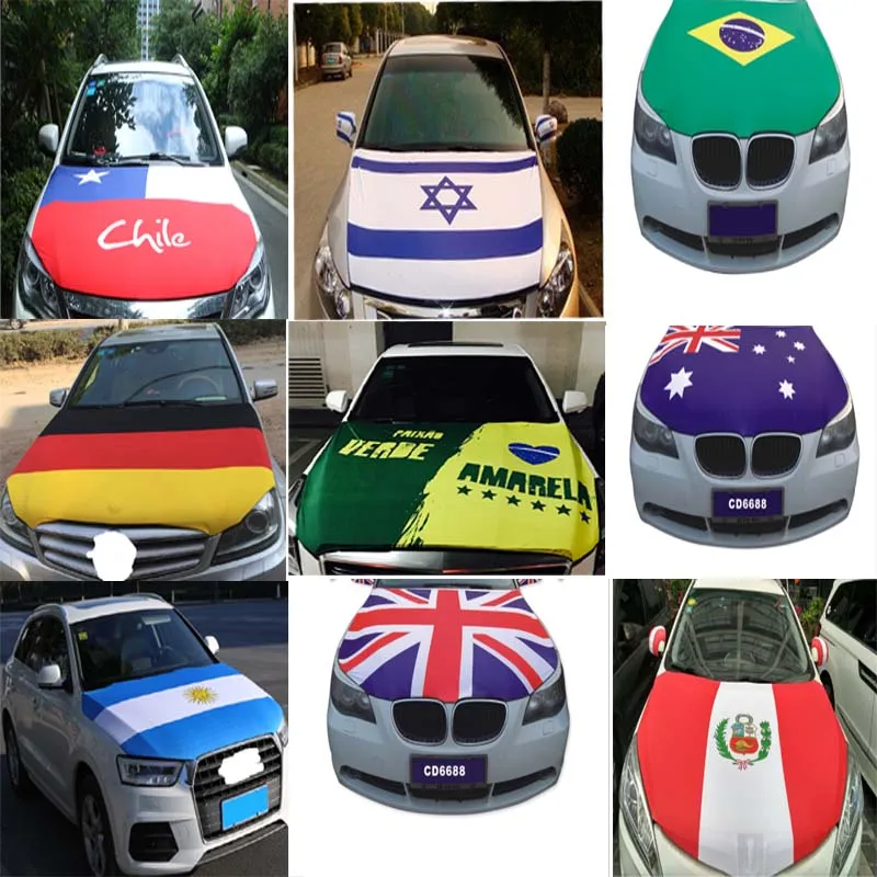 Imagem -04 - Capa do Carro da Bandeira da Albânia 3.3x 5ft 5x7ft 100 Poliéster Tecidos Elásticos do Motor Podem Ser Lavados Bandeiras da Bandeira do Capô do Carro